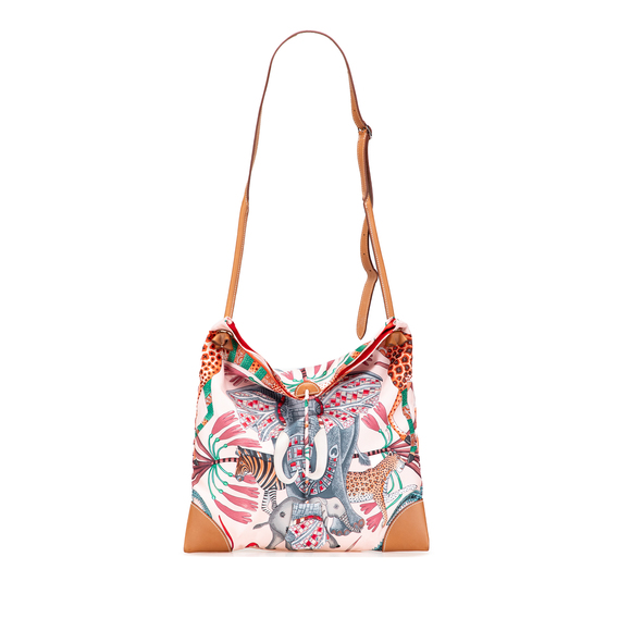 Pre-Loved Hermes Silk La Marche Du Zambeze Silky City 33 - Picture 1 of 10
